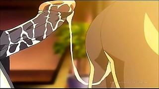 Frustrated futanari reliefs herself at the expense of her employee